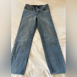 Levi's Blue Ankle & Cropped Jeans